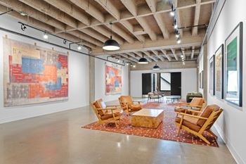 Several gathering spaces